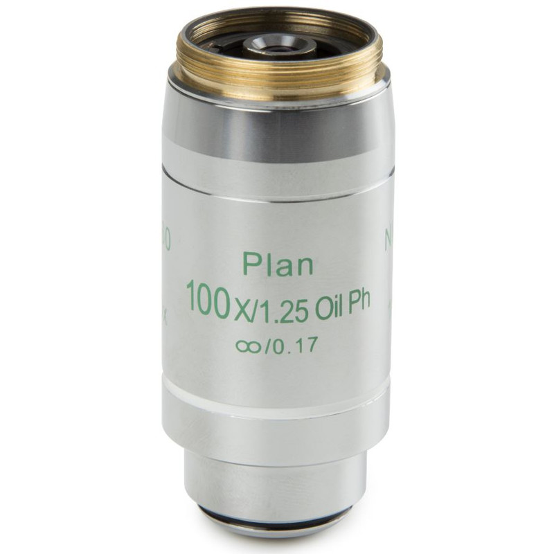 objetivo Objetiva Euromex DX.7700, 100x/1.25 PLPHi, plano, fase, infinito, óleo S (Delphi-X)