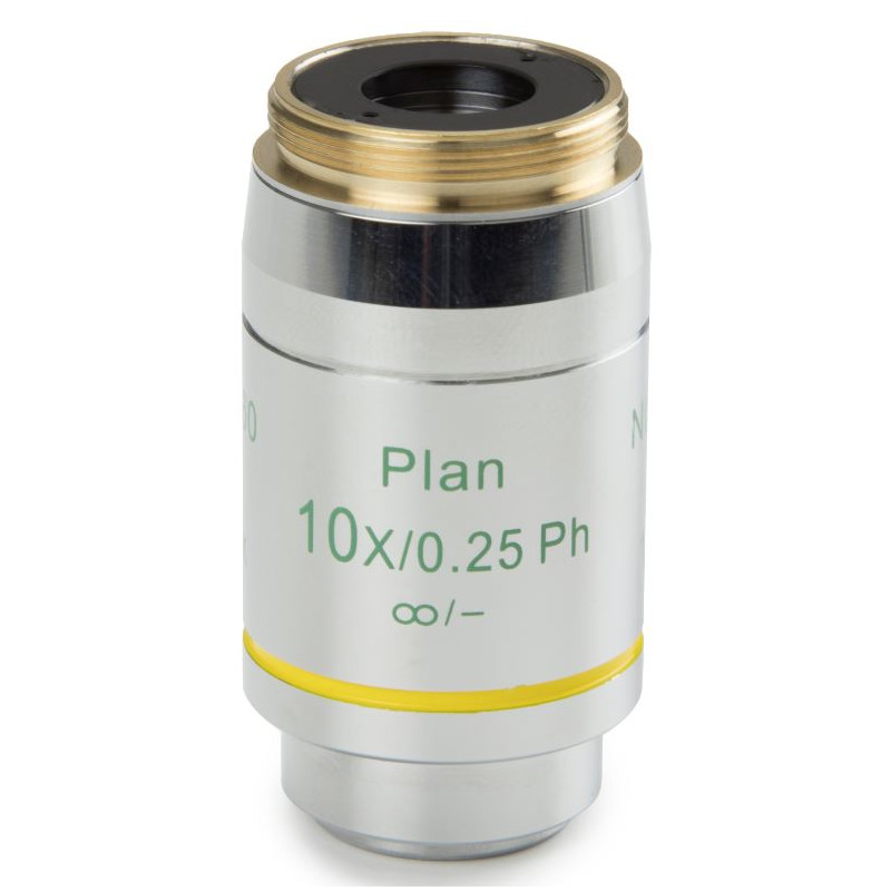 Euromex objetivo DX.7710, 10x/0.25 PLPHi, plano, fase, infinito (Delphi-X)