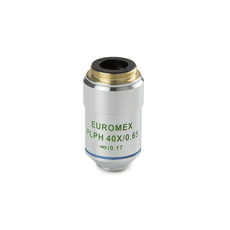 Euromex objetivo AE.3130, S40x/0.65, w.d. 0,36 mm, PLPH IOS infinity, plan, phase (Oxion)