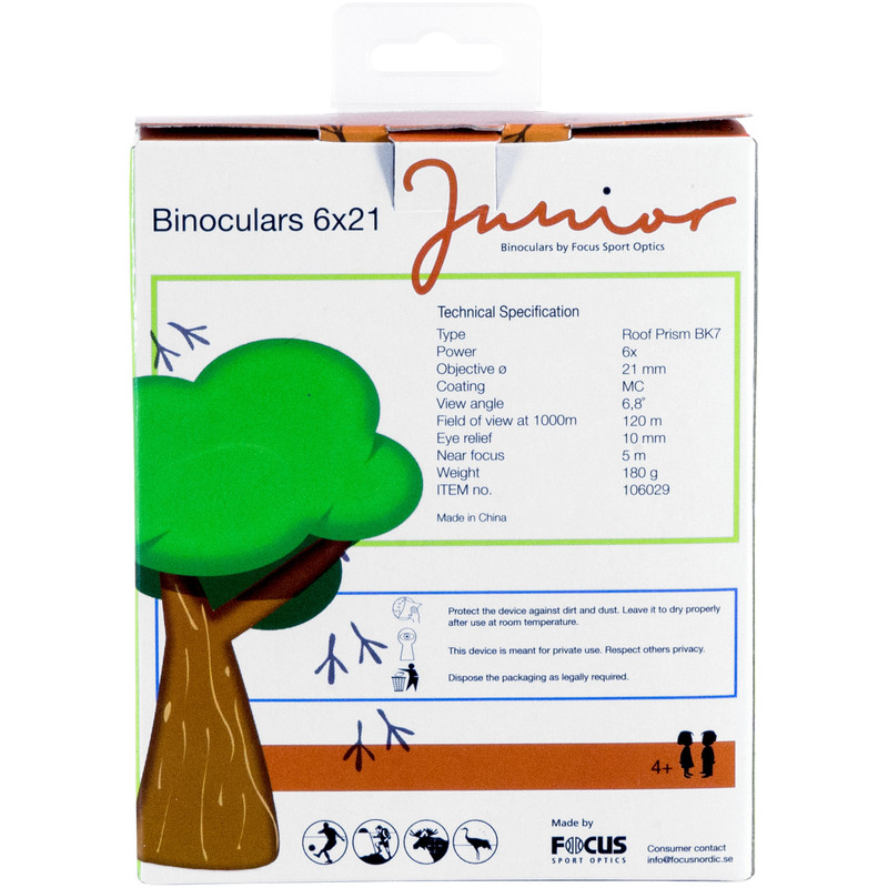 FOCUS Binóculos para crianças 6x21 Junior