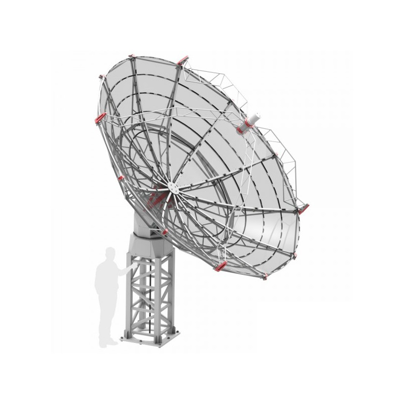 Radio2Space Spider 500A Radiotelescópio Advanced com Montagem GoTo AZ à prova de intempéries
