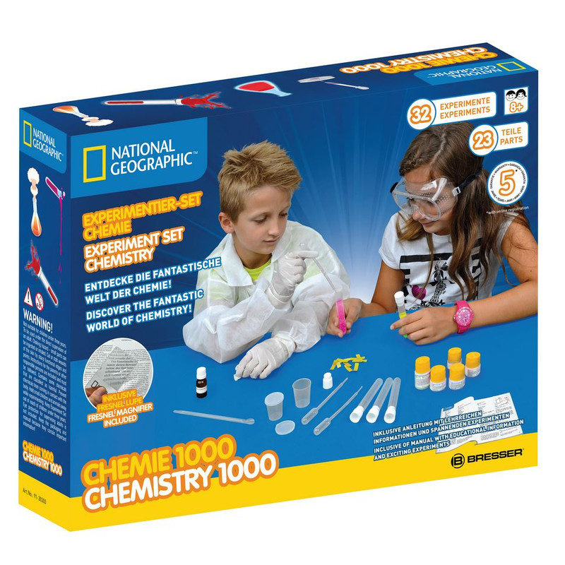 National Geographic Conjunto de experiências Conjunto de química 1000