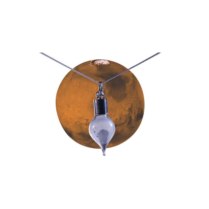 Jurassic Jewellery Meteorito Colar de pó de Marte da (forma de gota)