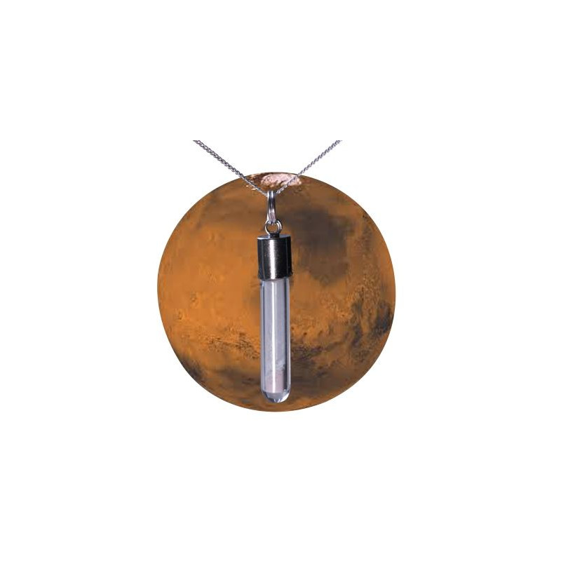 Jurassic Jewellery Meteorito Colar de pó de Marte da (frasco)