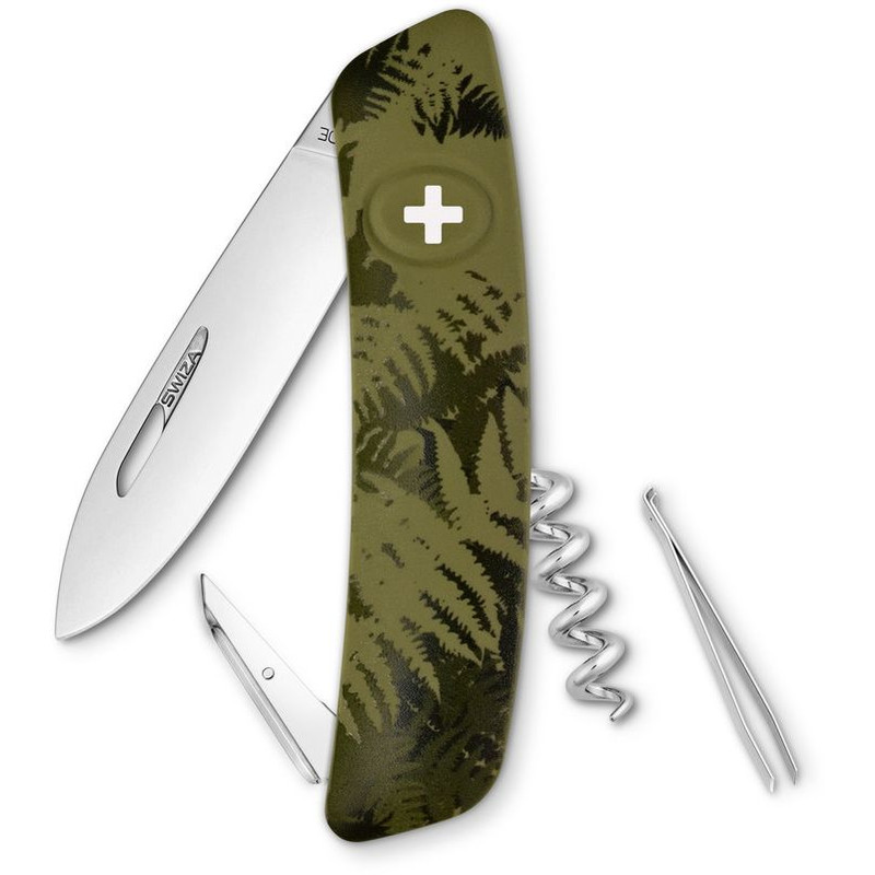 SWIZA Faca Canivete C01 SILVA Camo Fern khaki