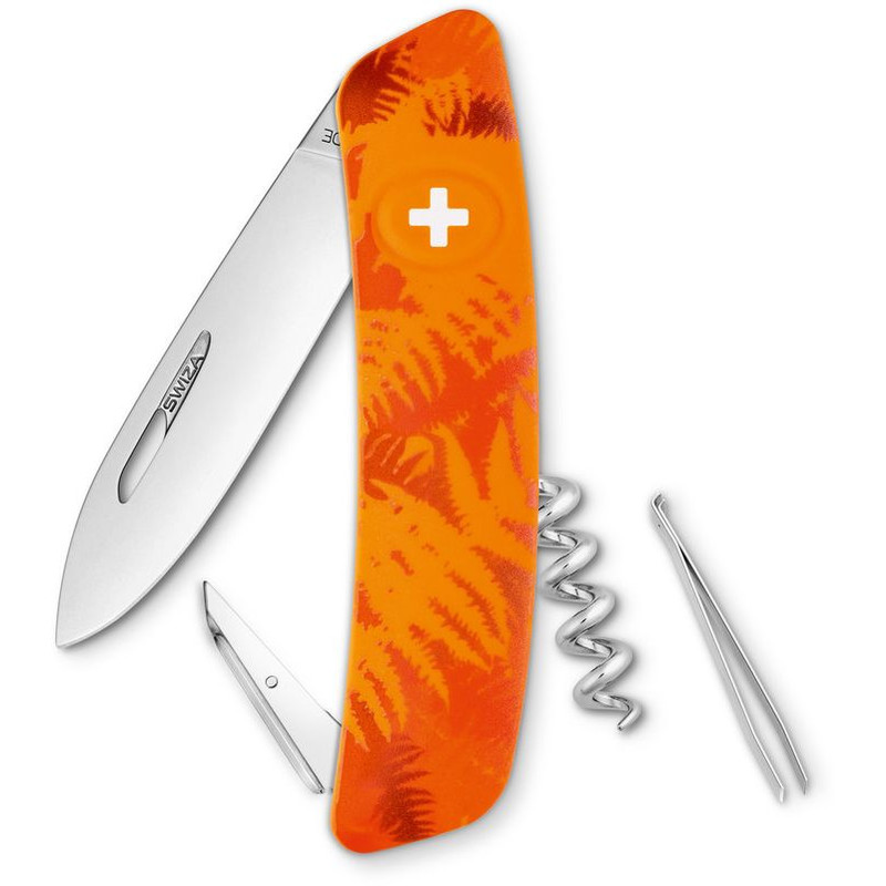 SWIZA Faca Canivete C01 FILIX Camo Fern Laranja