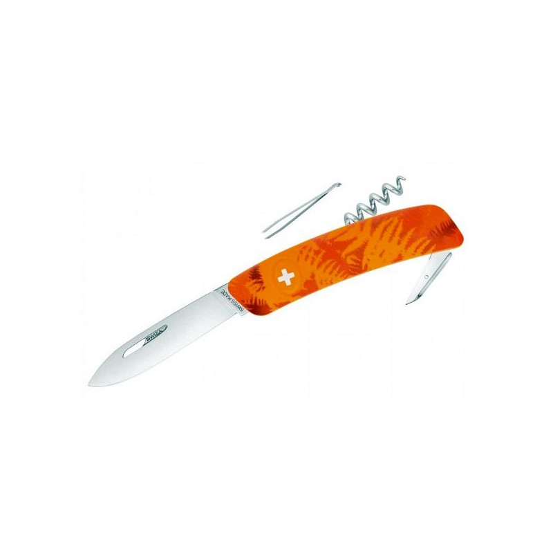 SWIZA Faca Canivete C01 FILIX Camo Fern Laranja