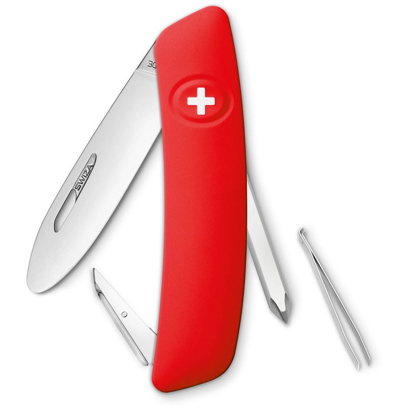 SWIZA Faca Canivete para crianças Schweizer J02 vermelho