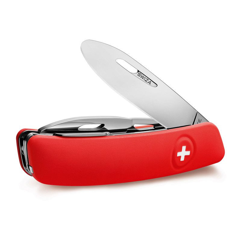 SWIZA Faca Canivete para crianças Schweizer J02 vermelho