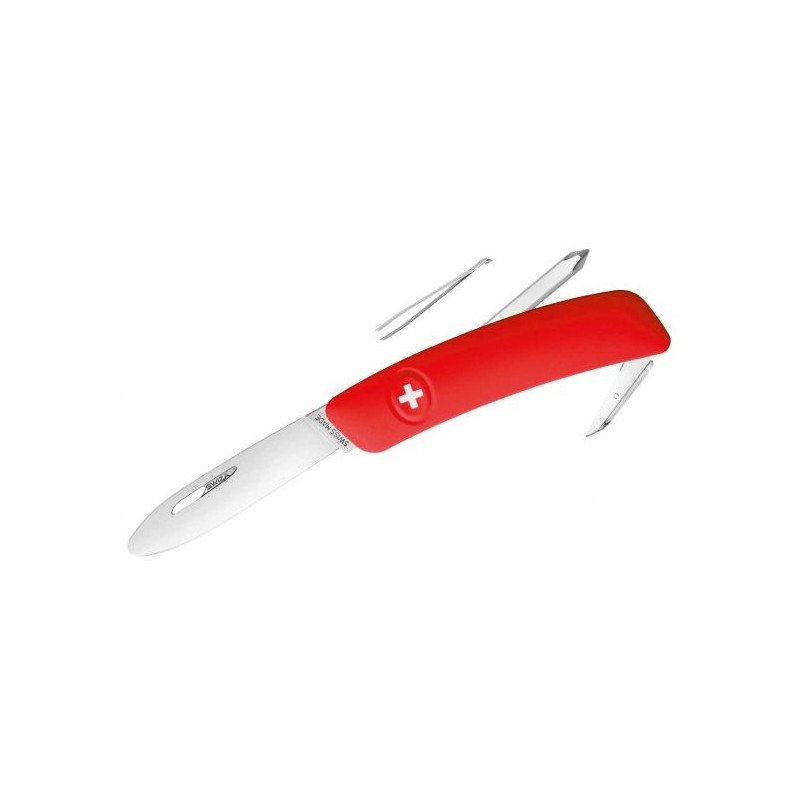 SWIZA Faca Canivete para crianças Schweizer J02 vermelho