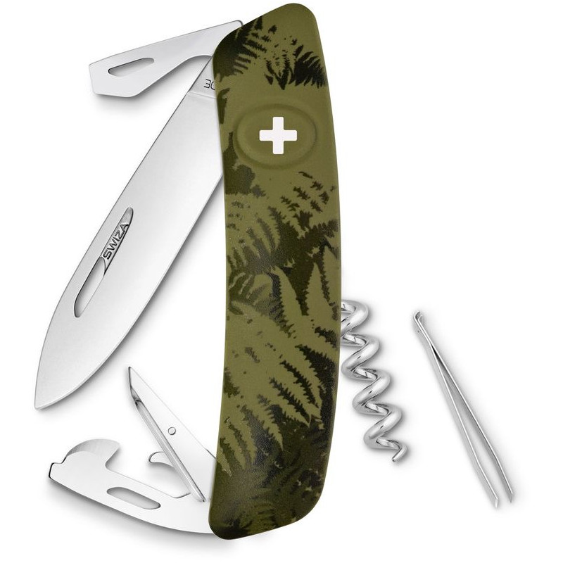 SWIZA Faca Canivete C03 SILVA Camo Fern Khaki