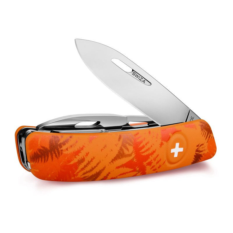 SWIZA Faca Canivete C03 FILIX Camo Fern Laranja
