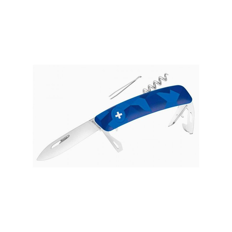 SWIZA Faca C03 Swiss Army Knife, LIVOR Camo Urban Blue
