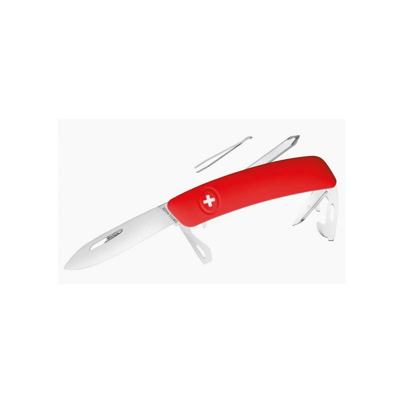 SWIZA Faca Canivete D04 vermelho