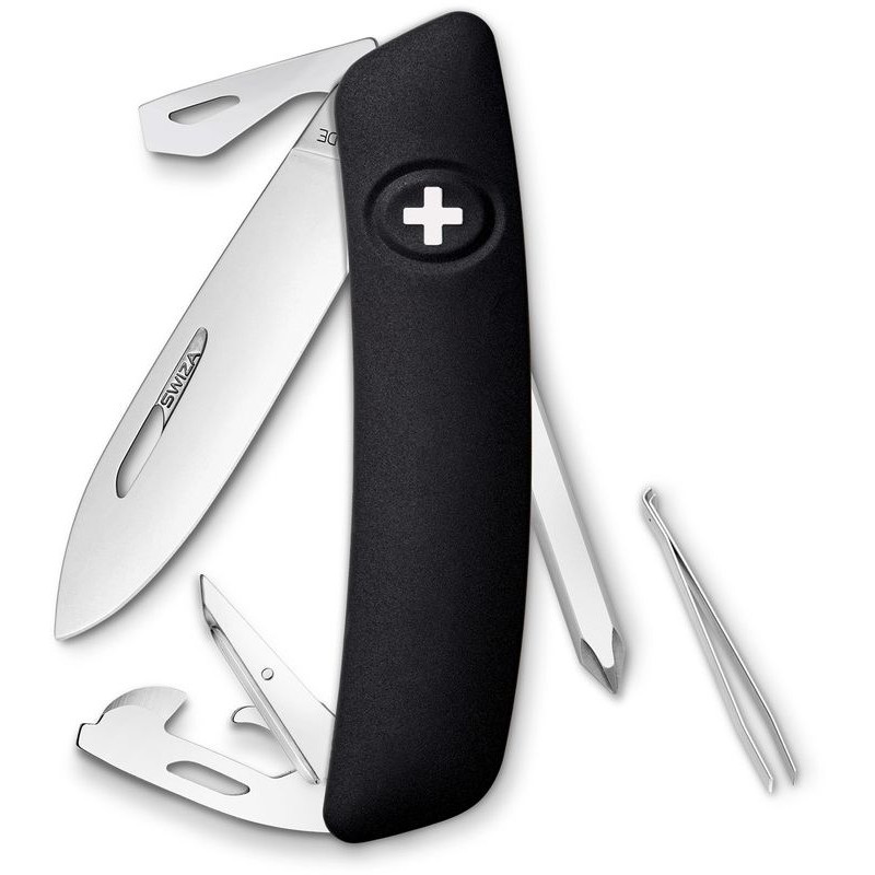 SWIZA Faca D04 Swiss Army Knife, black