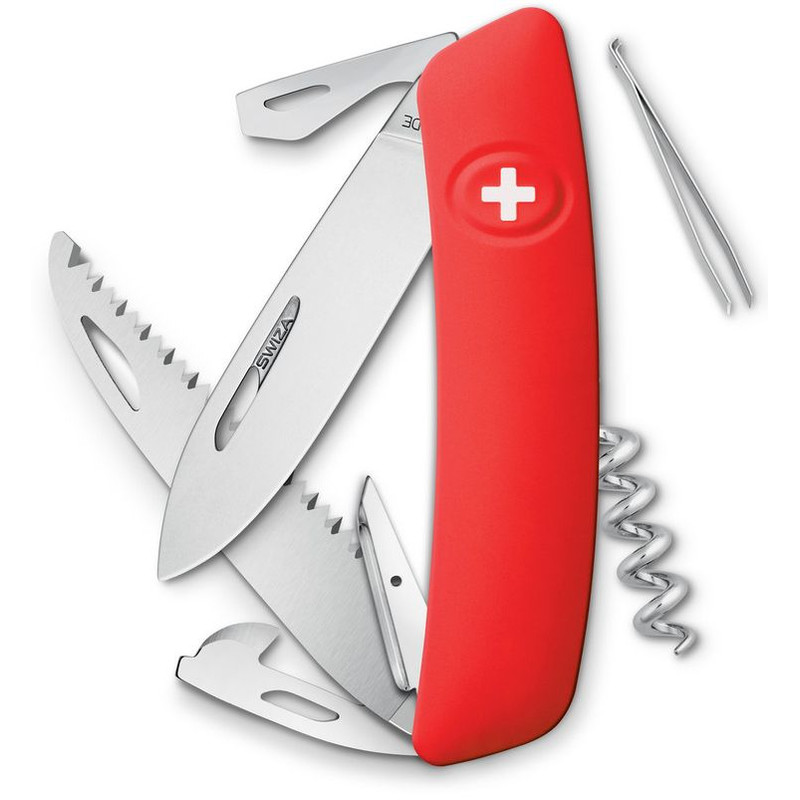 SWIZA Faca D05 Swiss Army Knife, red