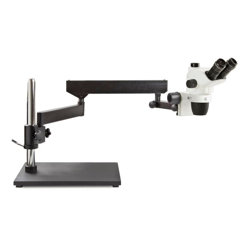 Euromex NZ.1703-A, NexiusZoom EVO, 6,5x a 55x, suporte articulado, sem iluminação, trino