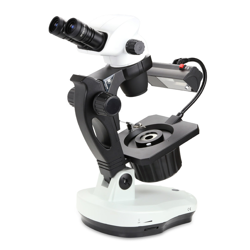 Euromex NZ.1702-GEMF, NexiusZoom, 6,5x a 55x, 30W 6V HAL, 7W descarga de gás fluorescente, bino