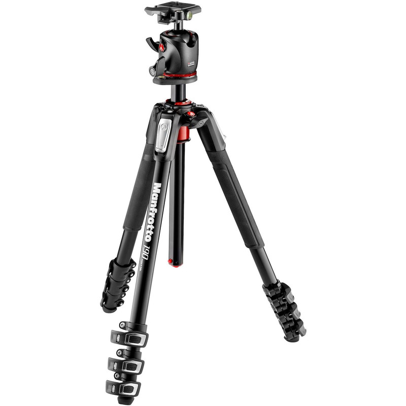 Manfrotto Tripé de alumínio MK190XPRO4-BHQ2 com cabeça esférica