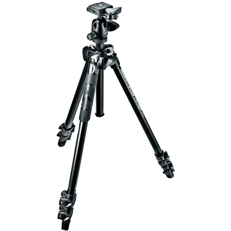 Manfrotto Tripé de alumínio MK290LTA3-BH com cabeça esférica