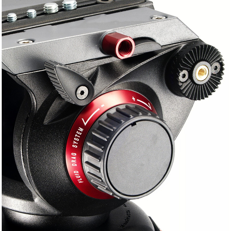 Manfrotto 504HD,535K com Cabeça de inclinação do vídeo e tabuleiro de nivelamento