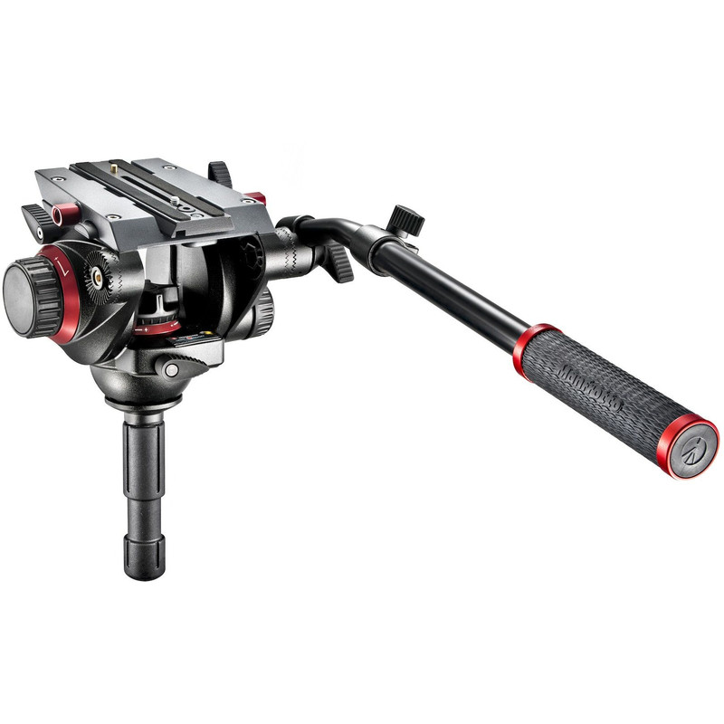 Manfrotto 504HD,535K com Cabeça de inclinação do vídeo e tabuleiro de nivelamento