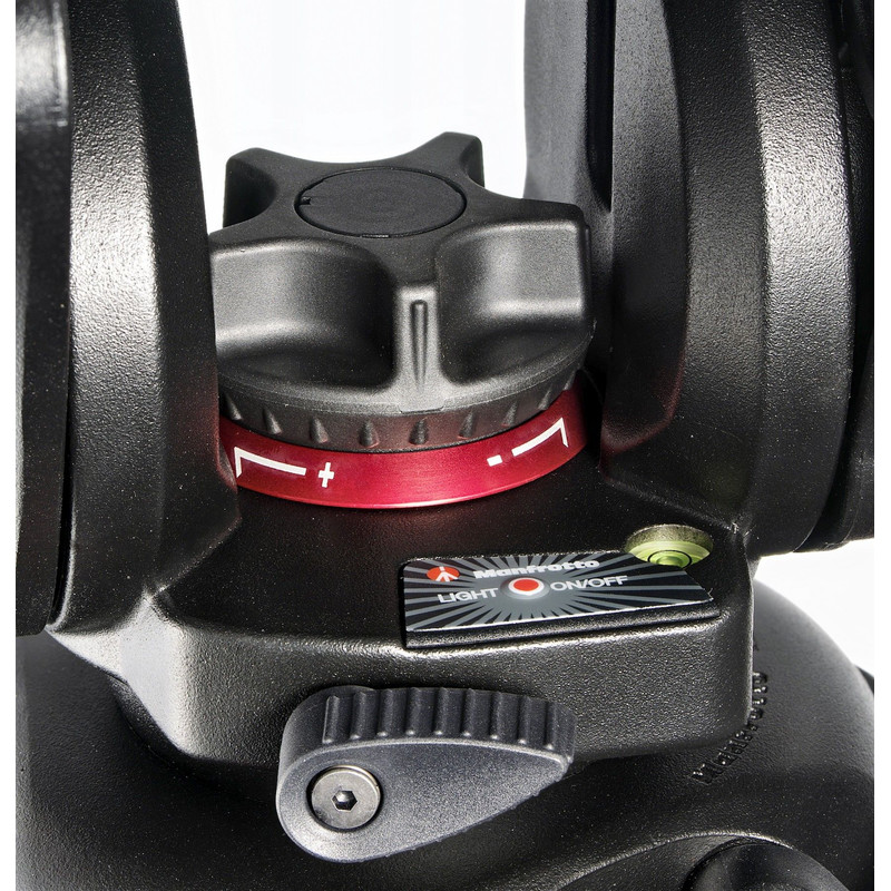 Manfrotto 504HD,535K com Cabeça de inclinação do vídeo e tabuleiro de nivelamento