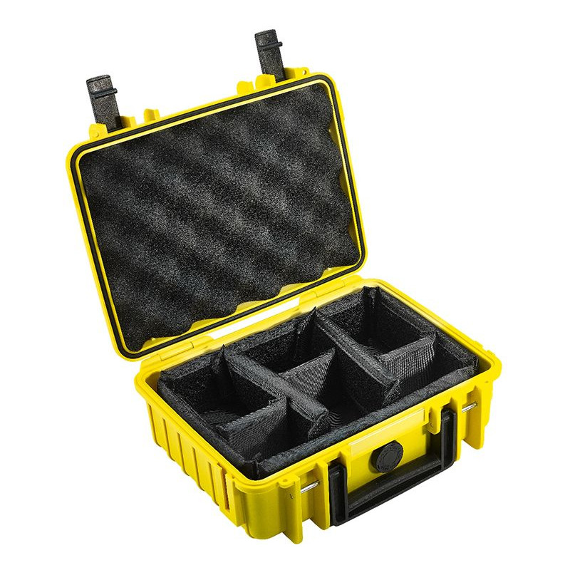 B+W Type 1000 amarelo/compartimentos