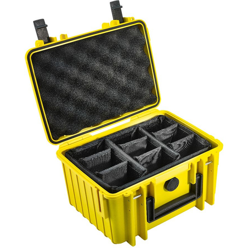 B+W Type 2000 amarelo/compartimentos