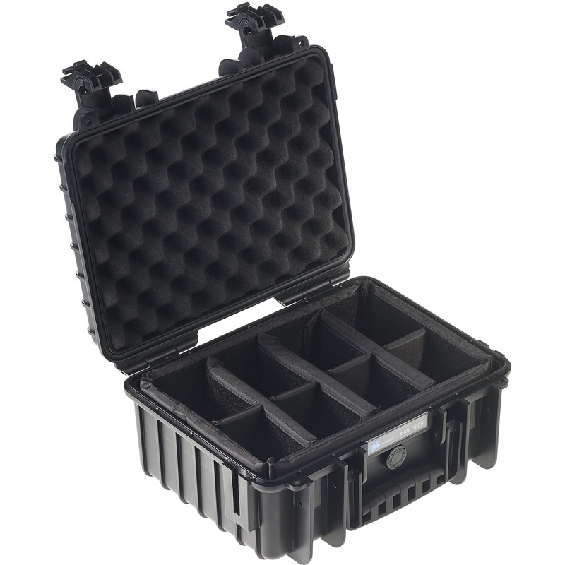 B+W Type 3000 preto/compartimentos