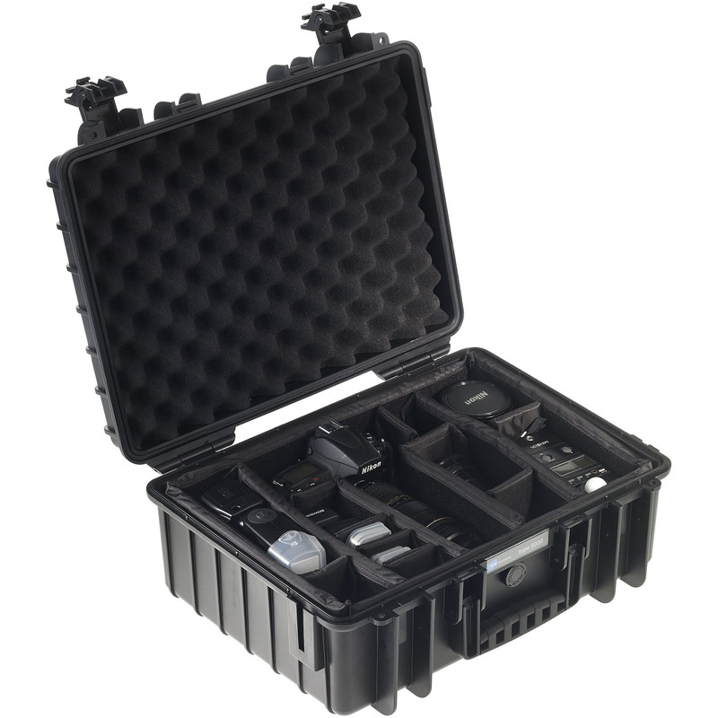 B+W Type 5000 preto/compartimentos