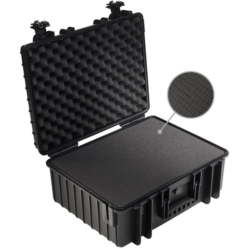 B+W Type 6000 case, black/foam lined