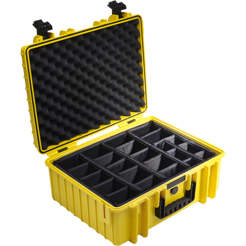 B+W Type 6000 amarelo/compartimentos