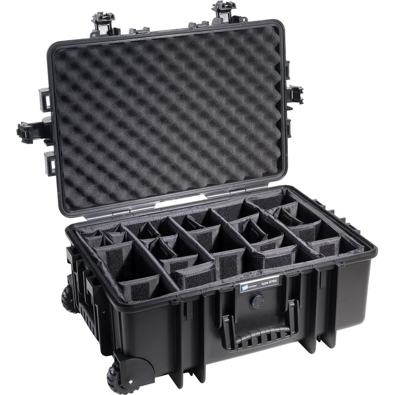 B+W Type 6700 preto/compartimentos