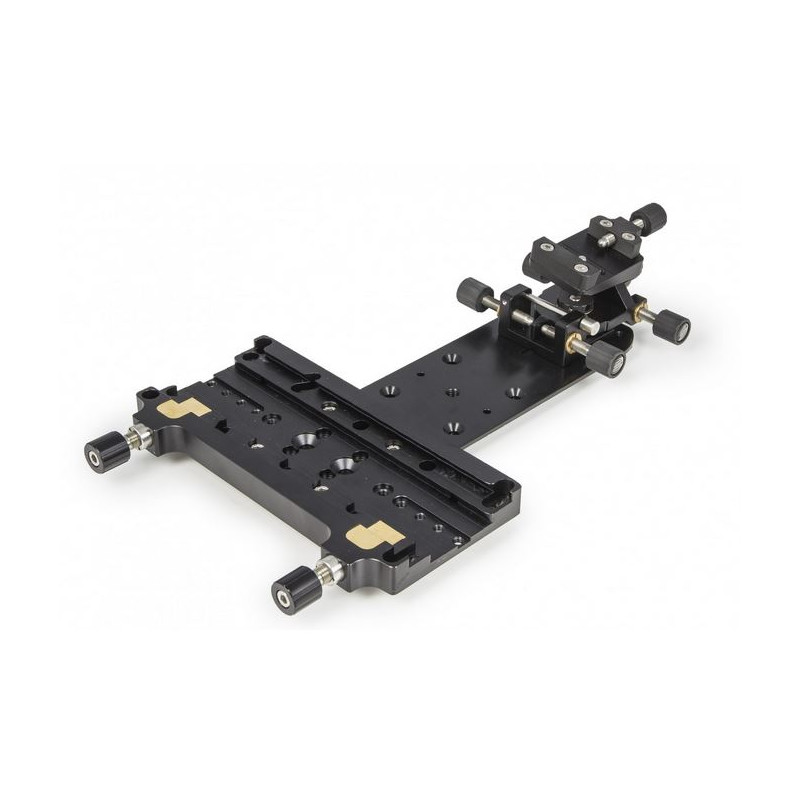 Baader Placa de montagem dupla e suporte para Anéis de fixação de telescópio guia, estilo Losmandy-Style