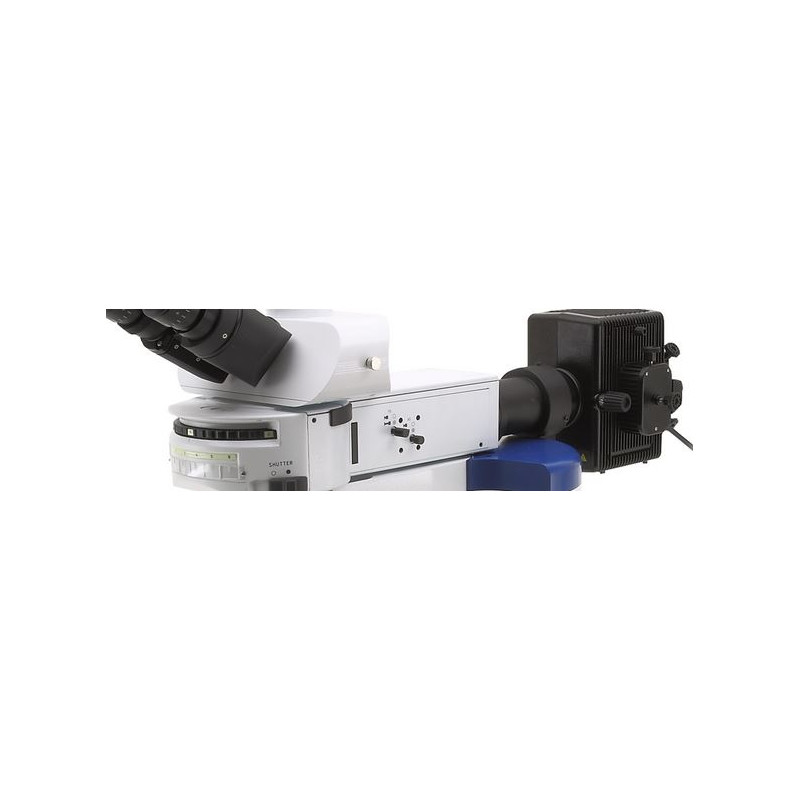 Optika M-1032 fluorescence microscopy module, 6-position HBO blue, green filter (FITC & TRITC)