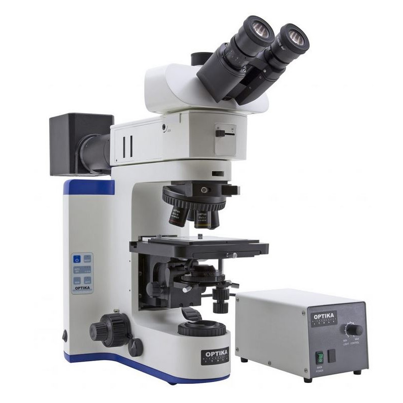 Optika Microscópio B-1000MET, model 2, metallurgic (w.o. objectives), trino