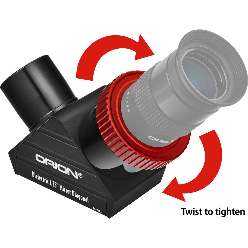 Orion Espelho diagonal de 1,25" com torção