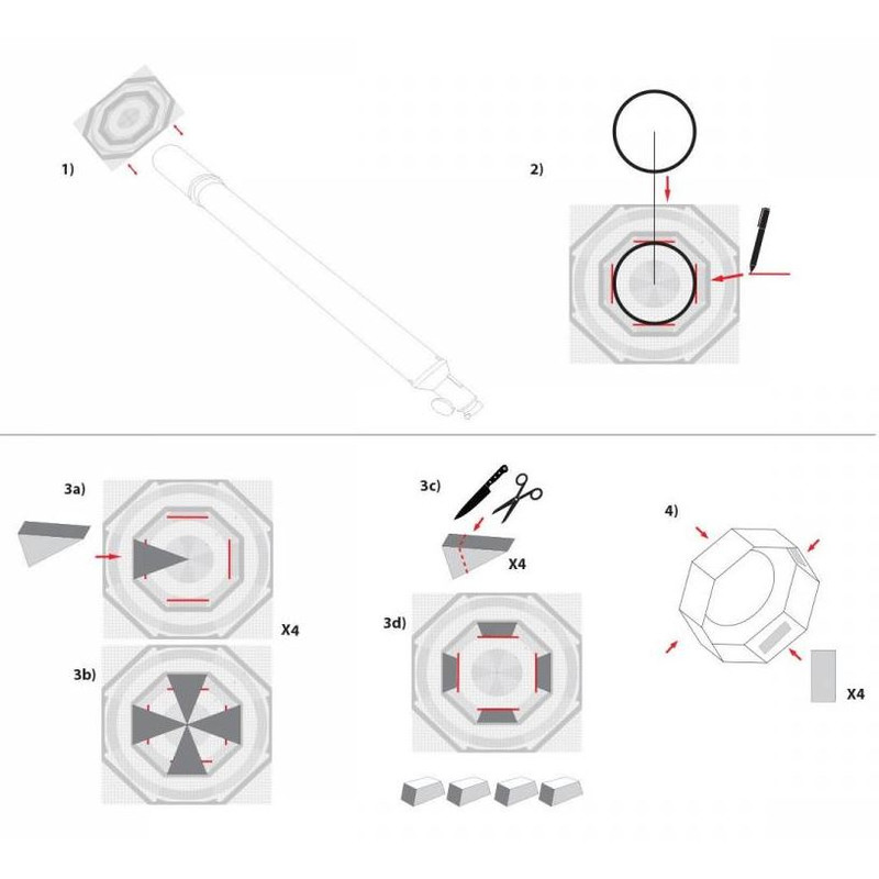 Explore Scientific Filtros solares Filtro solar Sun Catcher para telescópios de 110-130mm