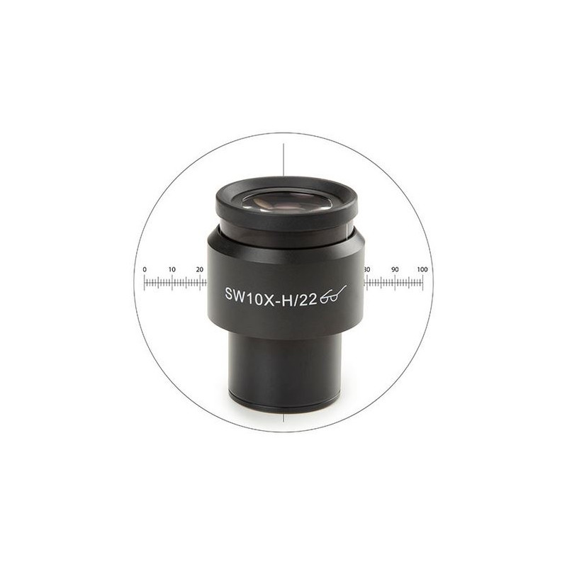 Euromex 10X/22mm, micrometer, crosshair microscope eyepiece, Ø30mm, DX.6210-CM (Delphi-X)