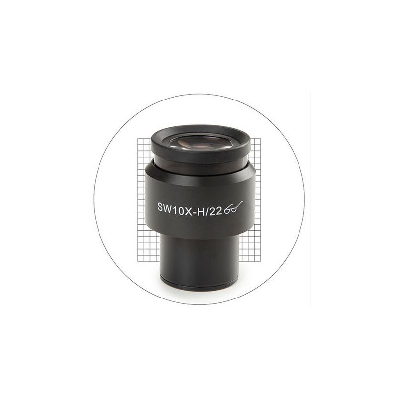 Euromex 10X/22mm, 20x20 measuring grid microscope eyepiece, Ø30mm, DX.6210-SG (Delphi-X)
