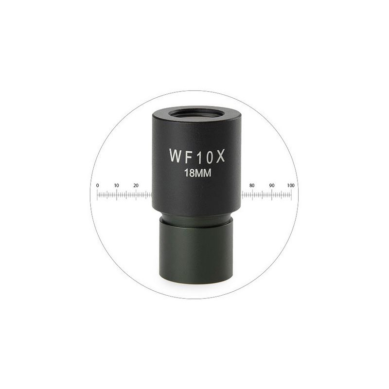Euromex Ocular de medição WF 10X/18mm micrometer microscope eyepiece, MB.6010-M (MicroBlue)