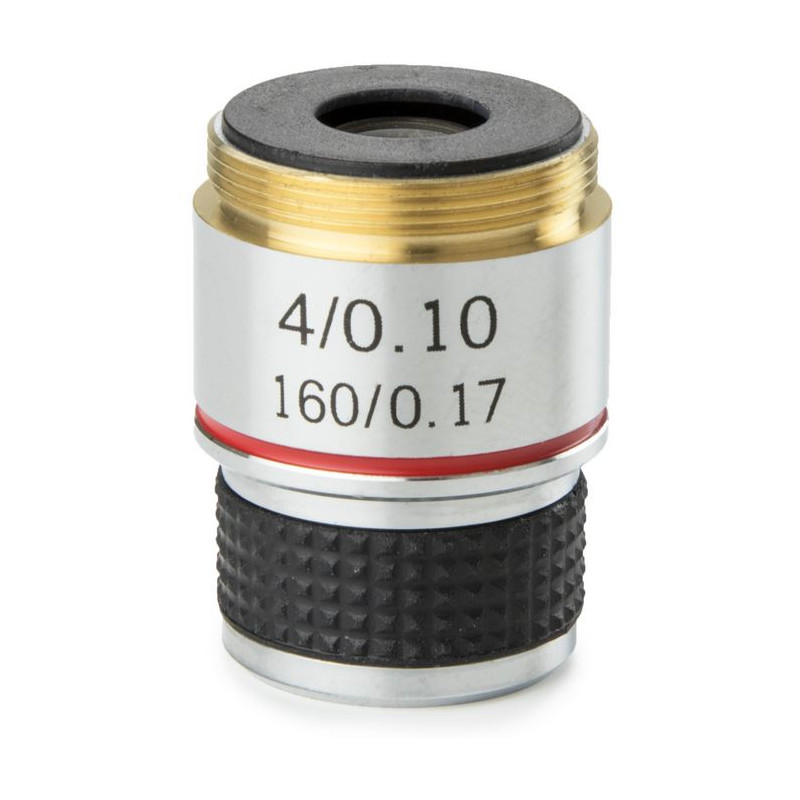 Euromex Objetivo 4x/0.10 acro., Parafocal 35 mm, MB.7004 (MicroBlue)