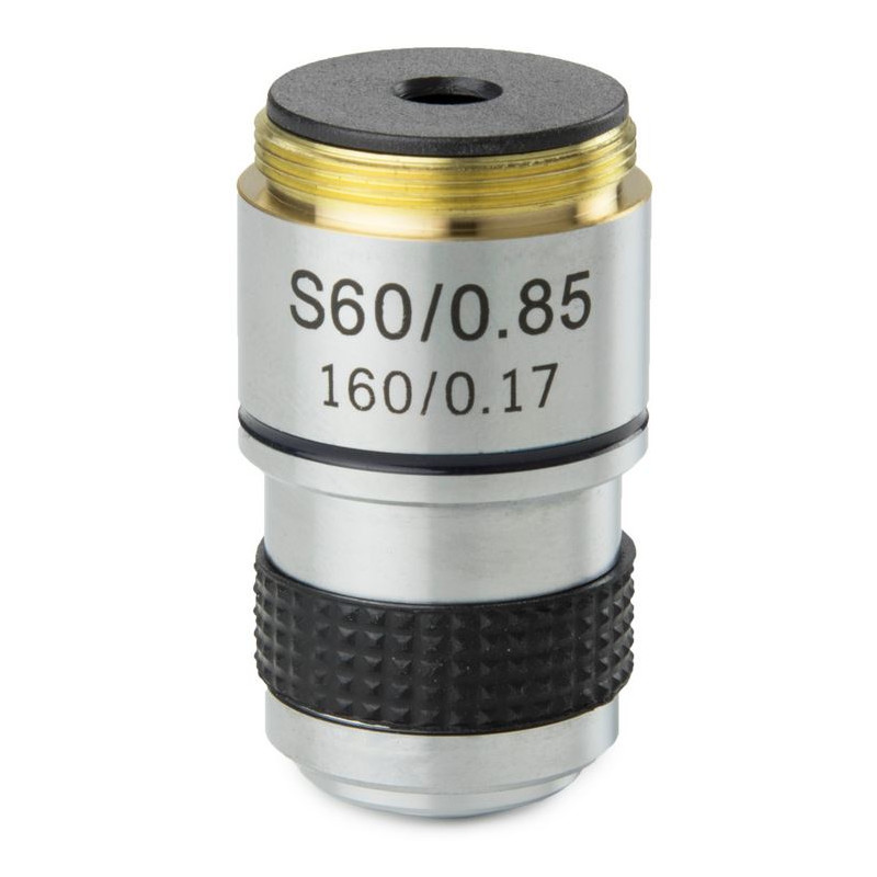 Euromex objetivo 60x/0.85 acro., mola, parafocal 35 mm, MB.7060 (MicroBlue)
