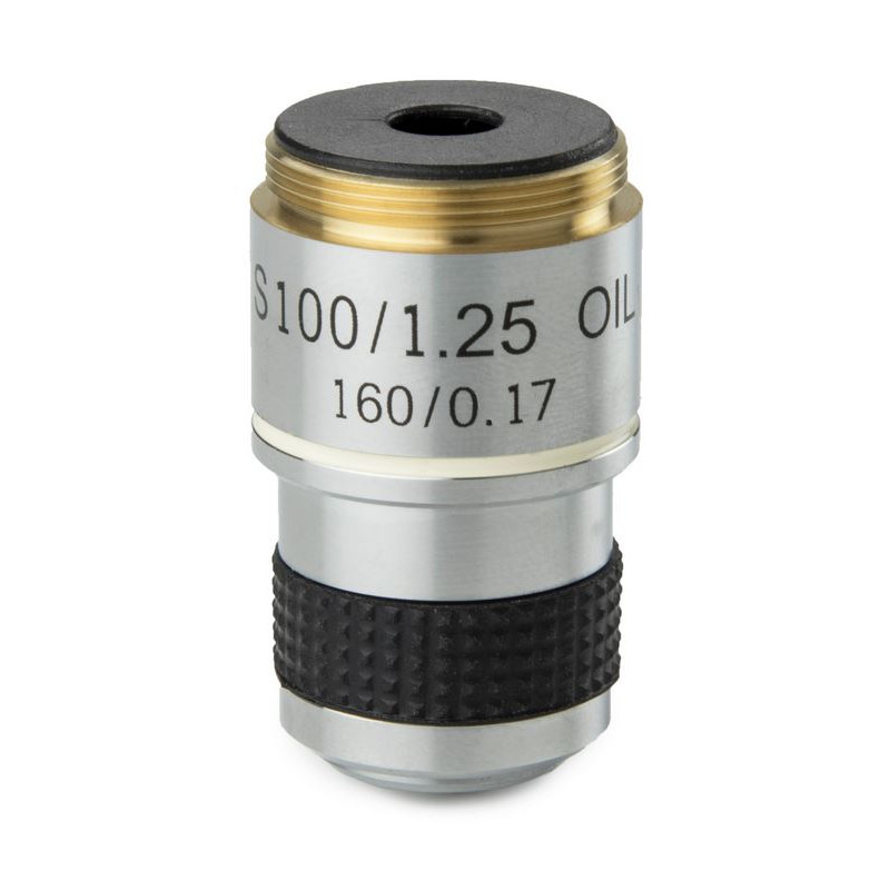 Euromex objetivo 100x/1.25 acro., mola, Parafocal 35 mm, MB.7000 (MicroBlue)