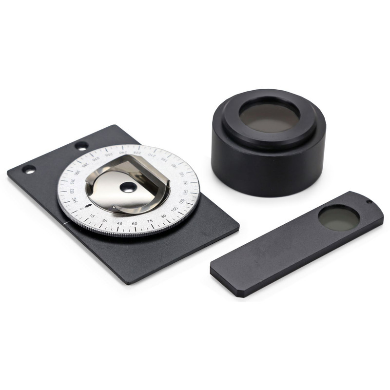 Euromex Kit de polarização AE.5155-P com pequena plataforma rotativa para o Estante de amostras, (EcoBlue, BioBlue)
