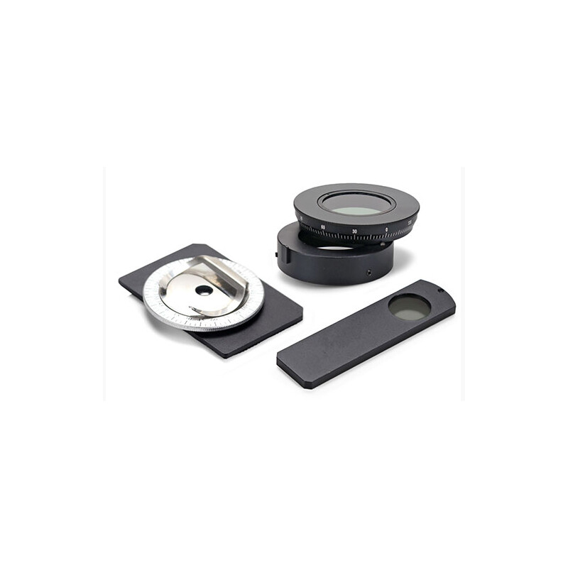Euromex Kit de polarização AE.5158, com pequena plataforma rotativa para a Mesa cruzada, (BioBlue, EcoBlue)