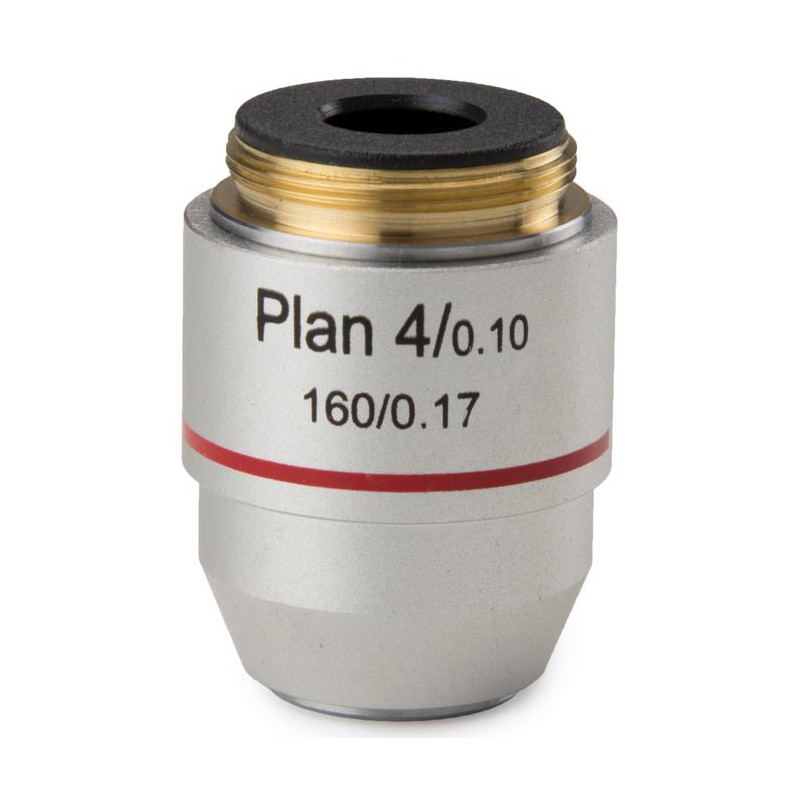 Euromex objetivo 4x/0.10 plano, DIN, BB.8804 (BioBlue.lab)