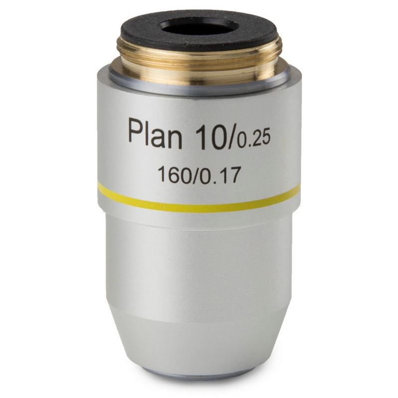 Euromex objetivo 10x/0.25 plano, DIN, BB.8810 (BioBlue.lab)
