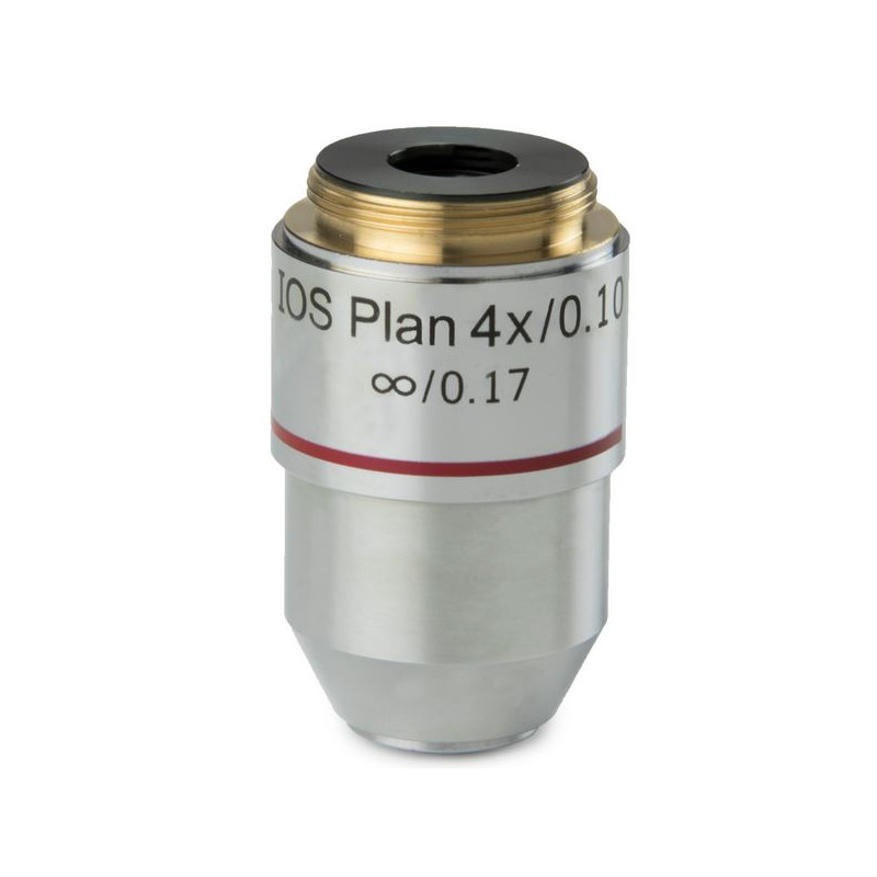 Euromex objetivo Plano 4x/0.10, infinito, BB.7204 (BioBlue.lab)